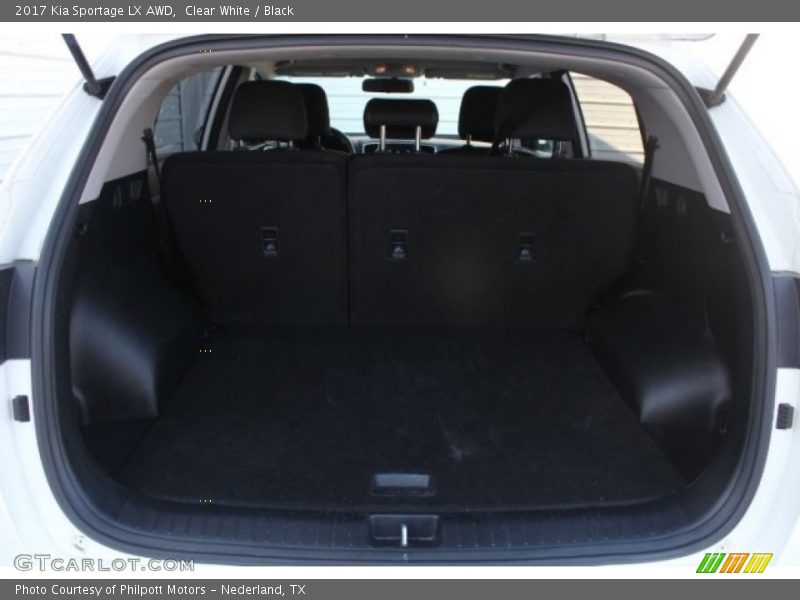 Clear White / Black 2017 Kia Sportage LX AWD