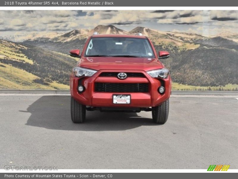 Barcelona Red Metallic / Black 2018 Toyota 4Runner SR5 4x4