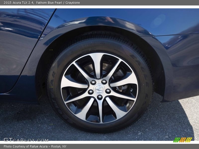 Fathom Blue Pearl / Graystone 2015 Acura TLX 2.4