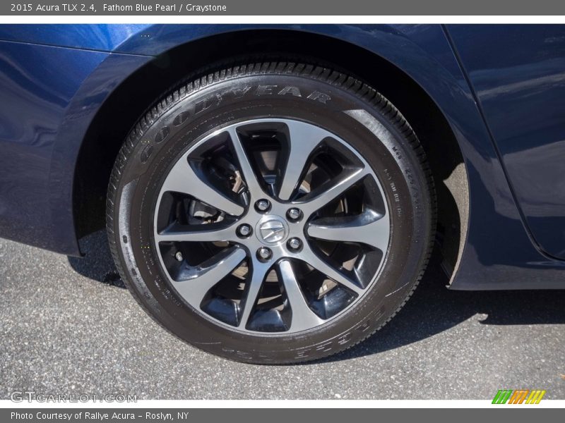 Fathom Blue Pearl / Graystone 2015 Acura TLX 2.4