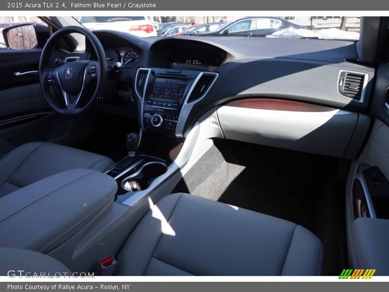 Fathom Blue Pearl / Graystone 2015 Acura TLX 2.4