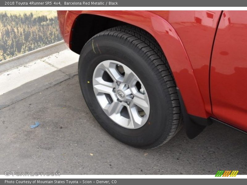 Barcelona Red Metallic / Black 2018 Toyota 4Runner SR5 4x4