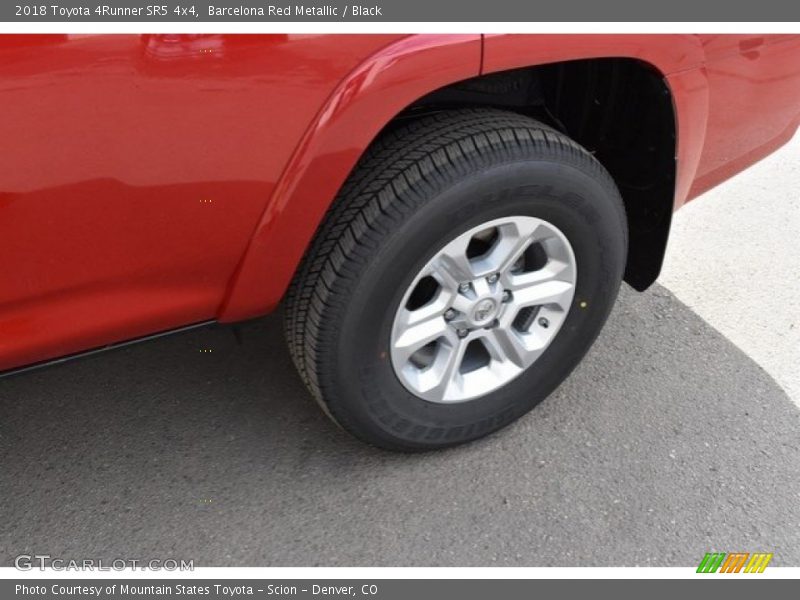 Barcelona Red Metallic / Black 2018 Toyota 4Runner SR5 4x4