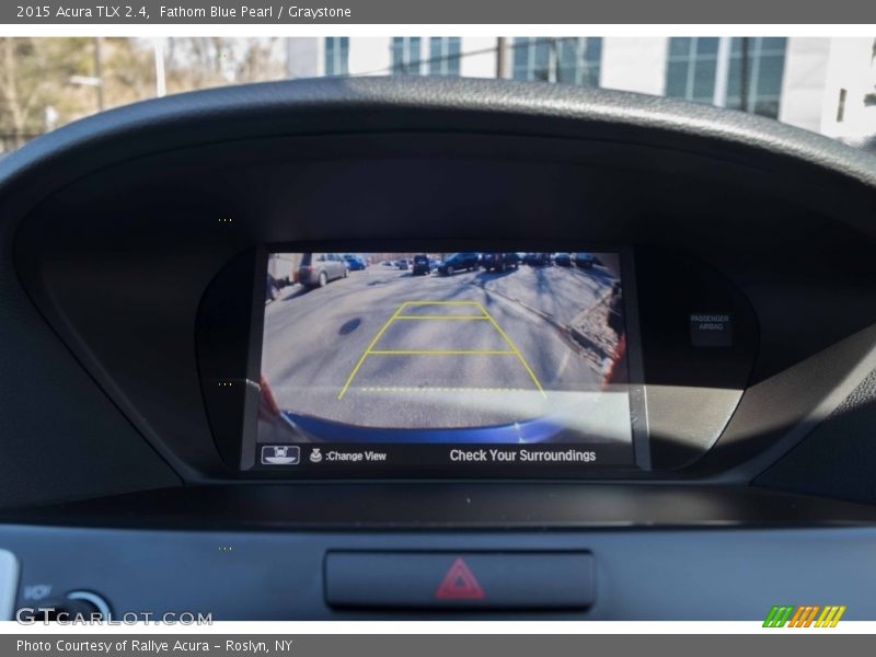 Fathom Blue Pearl / Graystone 2015 Acura TLX 2.4