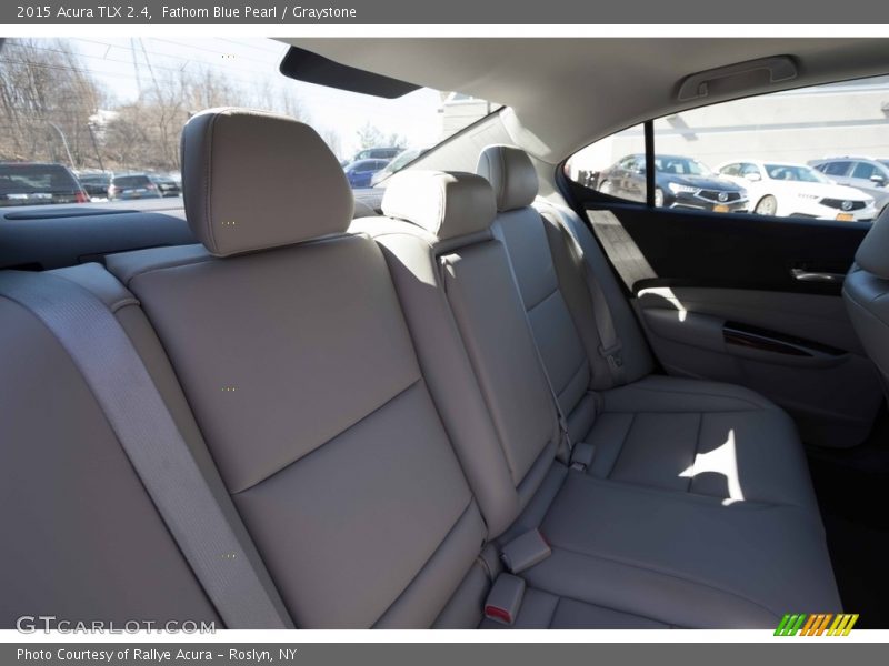 Fathom Blue Pearl / Graystone 2015 Acura TLX 2.4
