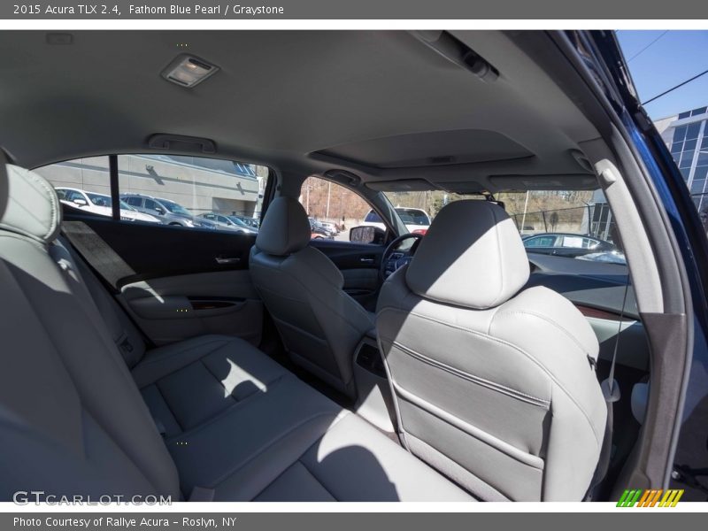 Fathom Blue Pearl / Graystone 2015 Acura TLX 2.4