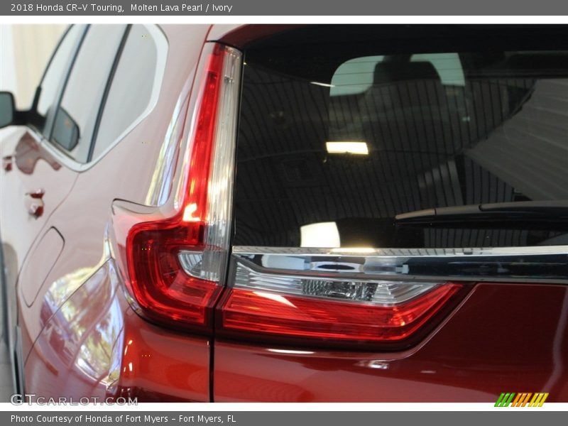 Molten Lava Pearl / Ivory 2018 Honda CR-V Touring