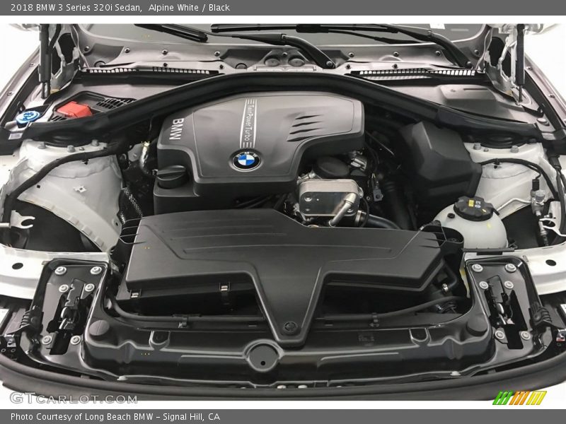 Alpine White / Black 2018 BMW 3 Series 320i Sedan