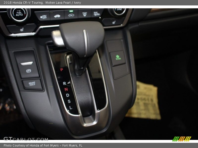 Molten Lava Pearl / Ivory 2018 Honda CR-V Touring