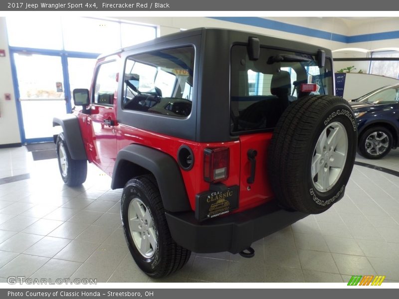 Firecracker Red / Black 2017 Jeep Wrangler Sport 4x4