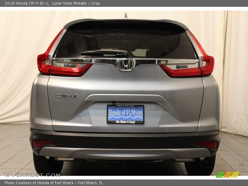 Lunar Silver Metallic / Gray 2018 Honda CR-V EX-L