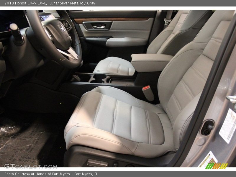 Lunar Silver Metallic / Gray 2018 Honda CR-V EX-L
