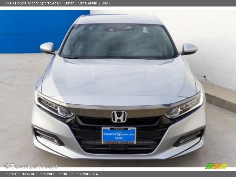 Lunar Silver Metallic / Black 2018 Honda Accord Sport Sedan