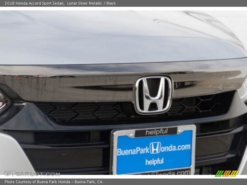Lunar Silver Metallic / Black 2018 Honda Accord Sport Sedan