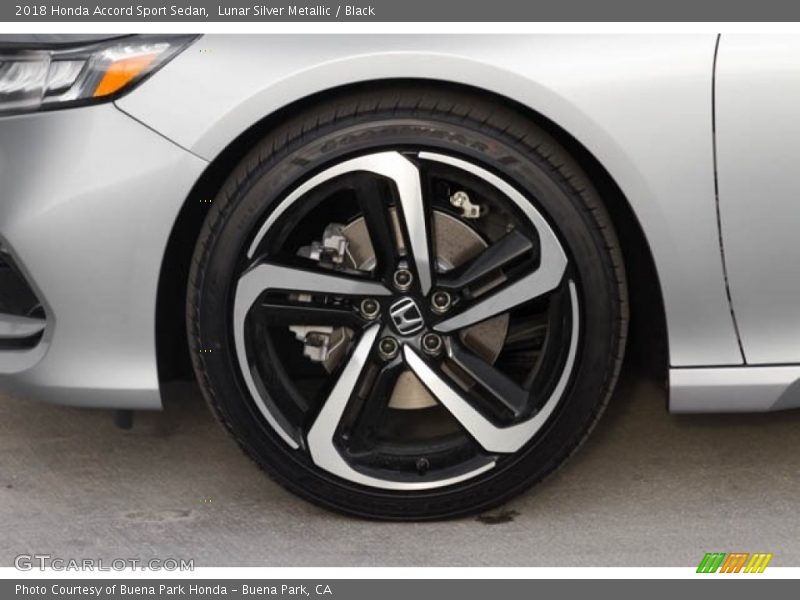 Lunar Silver Metallic / Black 2018 Honda Accord Sport Sedan