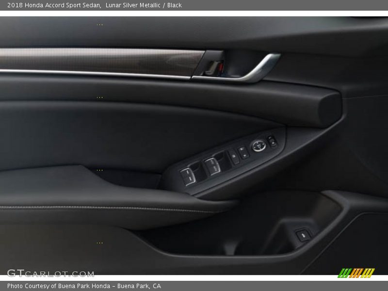Lunar Silver Metallic / Black 2018 Honda Accord Sport Sedan