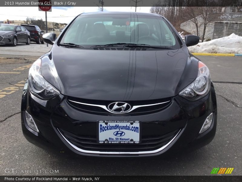 Black / Gray 2013 Hyundai Elantra GLS