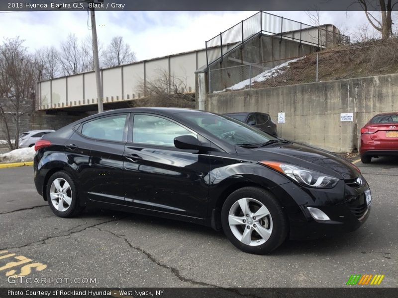 Black / Gray 2013 Hyundai Elantra GLS