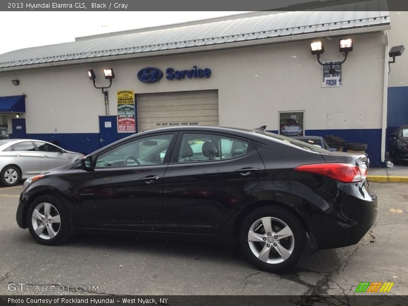 Black / Gray 2013 Hyundai Elantra GLS