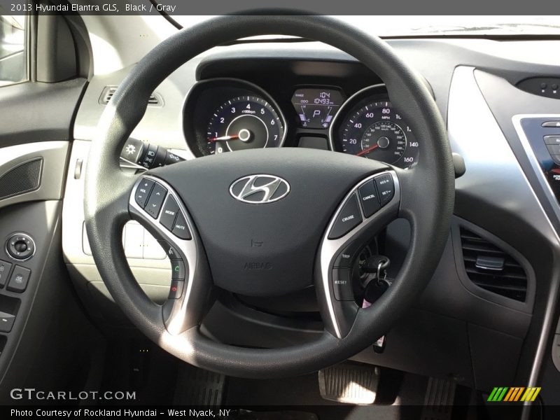 Black / Gray 2013 Hyundai Elantra GLS