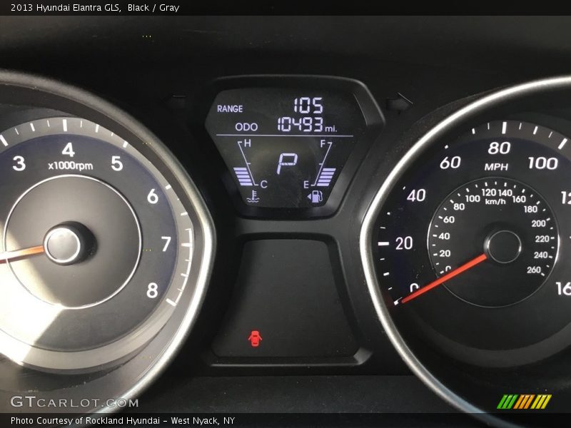 Black / Gray 2013 Hyundai Elantra GLS