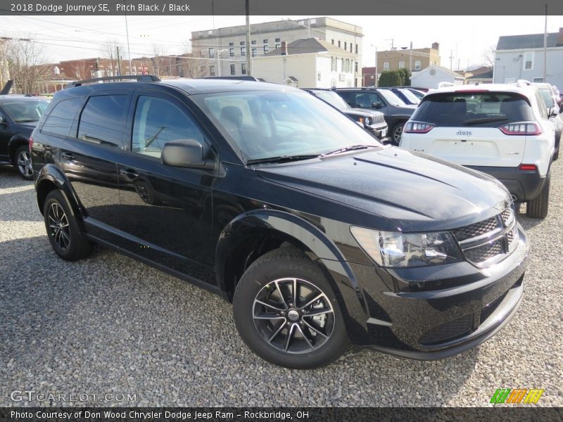 Pitch Black / Black 2018 Dodge Journey SE