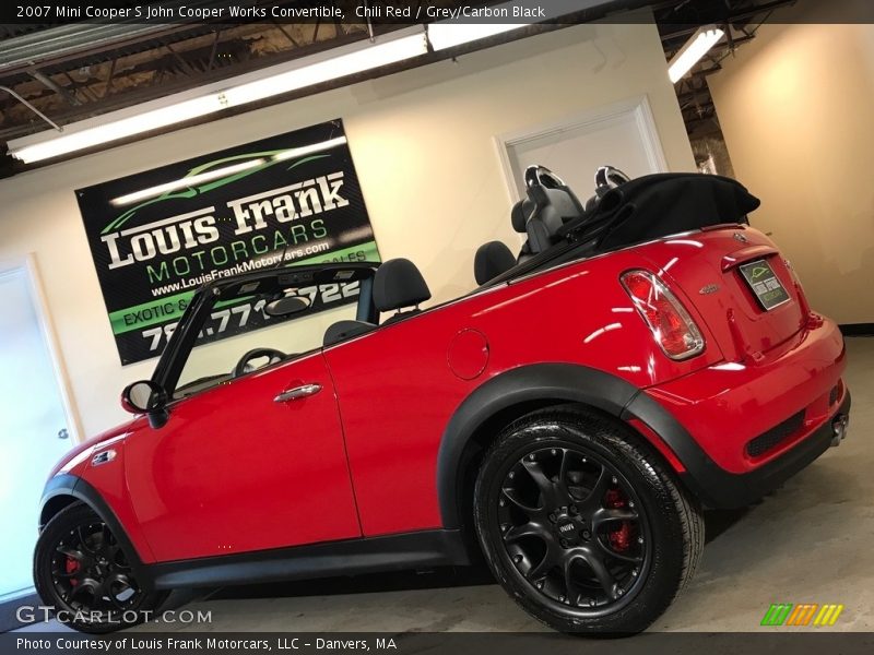 Chili Red / Grey/Carbon Black 2007 Mini Cooper S John Cooper Works Convertible