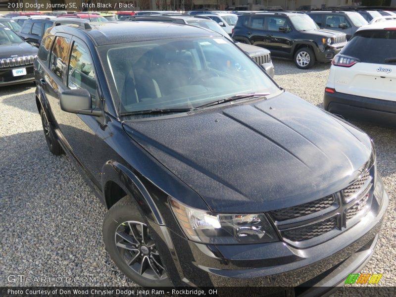 Pitch Black / Black 2018 Dodge Journey SE