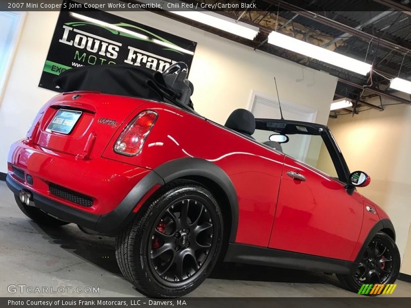 Chili Red / Grey/Carbon Black 2007 Mini Cooper S John Cooper Works Convertible