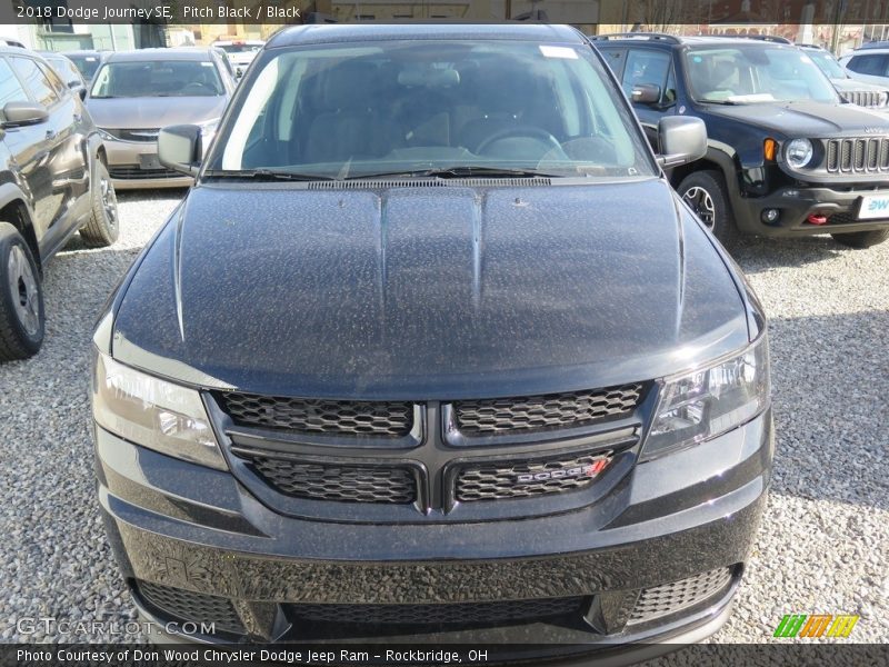 Pitch Black / Black 2018 Dodge Journey SE