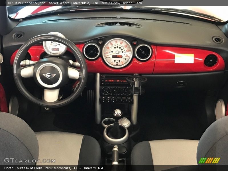 Chili Red / Grey/Carbon Black 2007 Mini Cooper S John Cooper Works Convertible