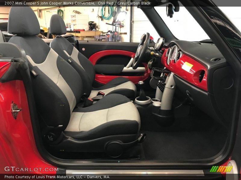 Chili Red / Grey/Carbon Black 2007 Mini Cooper S John Cooper Works Convertible