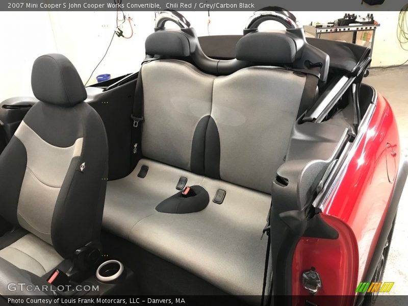 Chili Red / Grey/Carbon Black 2007 Mini Cooper S John Cooper Works Convertible