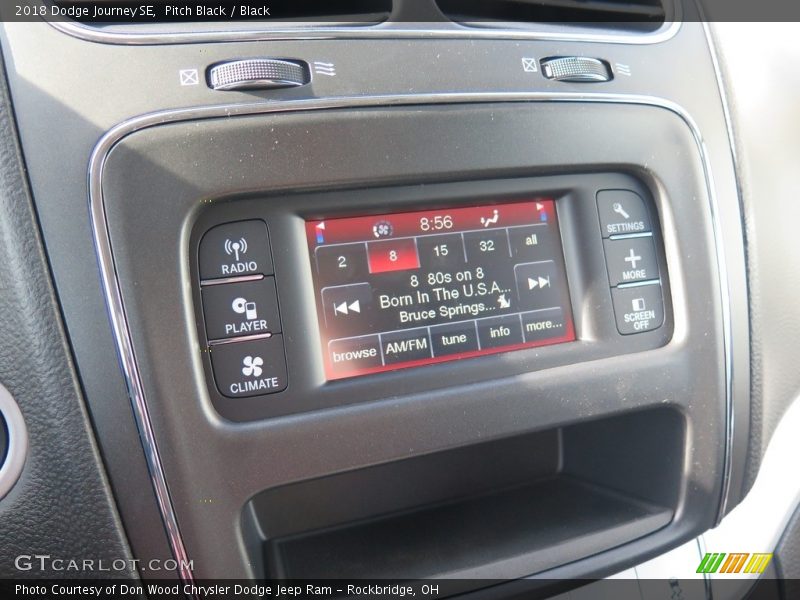 Pitch Black / Black 2018 Dodge Journey SE