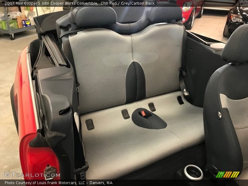 Chili Red / Grey/Carbon Black 2007 Mini Cooper S John Cooper Works Convertible