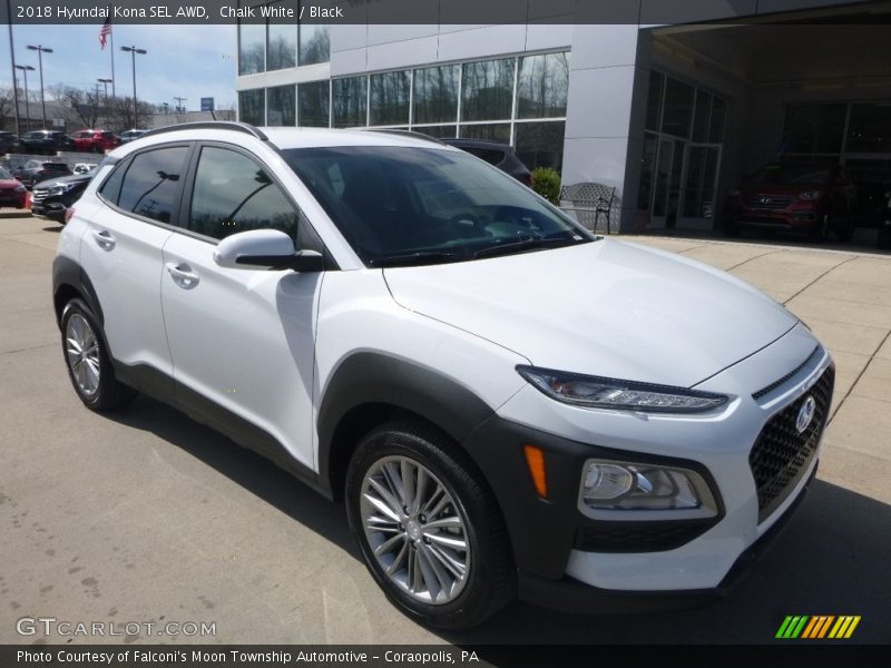 Front 3/4 View of 2018 Kona SEL AWD