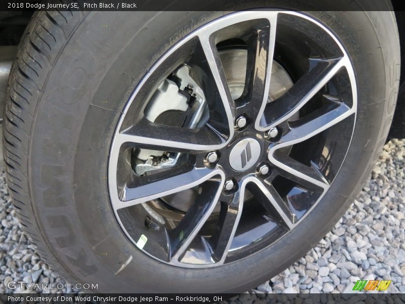 Pitch Black / Black 2018 Dodge Journey SE