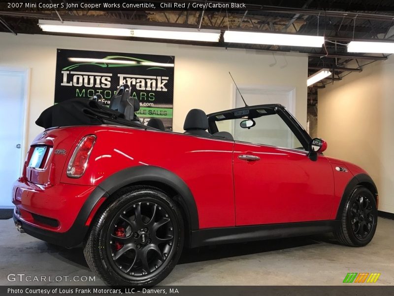 Chili Red / Grey/Carbon Black 2007 Mini Cooper S John Cooper Works Convertible