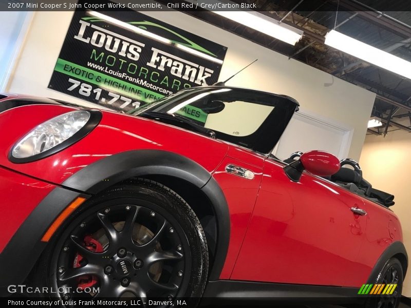 Chili Red / Grey/Carbon Black 2007 Mini Cooper S John Cooper Works Convertible