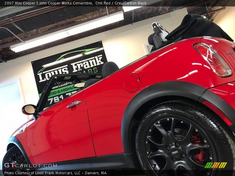 Chili Red / Grey/Carbon Black 2007 Mini Cooper S John Cooper Works Convertible