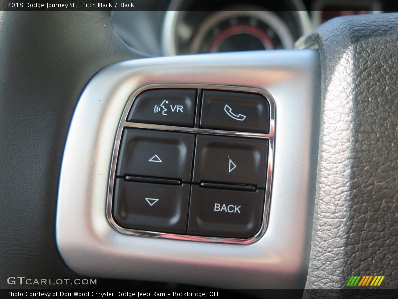 Pitch Black / Black 2018 Dodge Journey SE