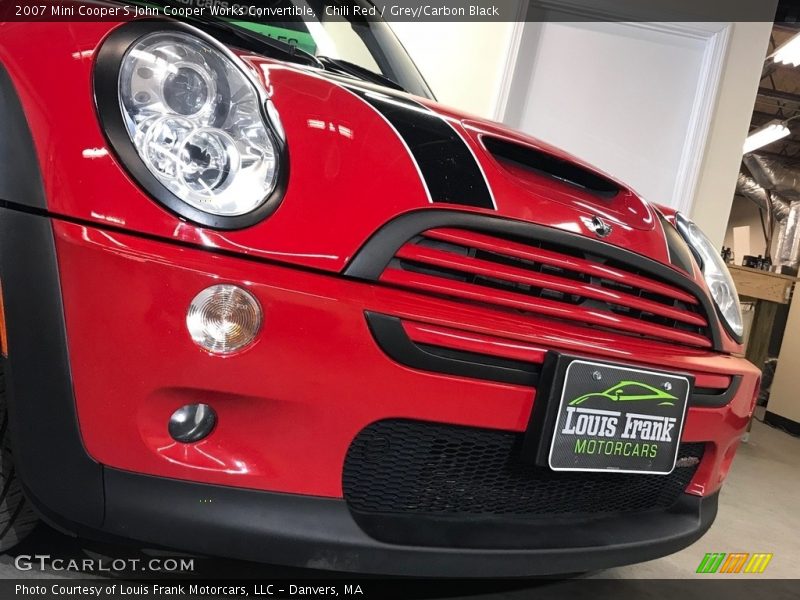 Chili Red / Grey/Carbon Black 2007 Mini Cooper S John Cooper Works Convertible