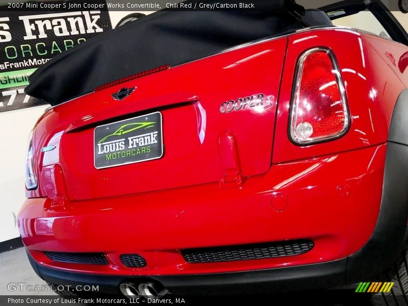 Chili Red / Grey/Carbon Black 2007 Mini Cooper S John Cooper Works Convertible
