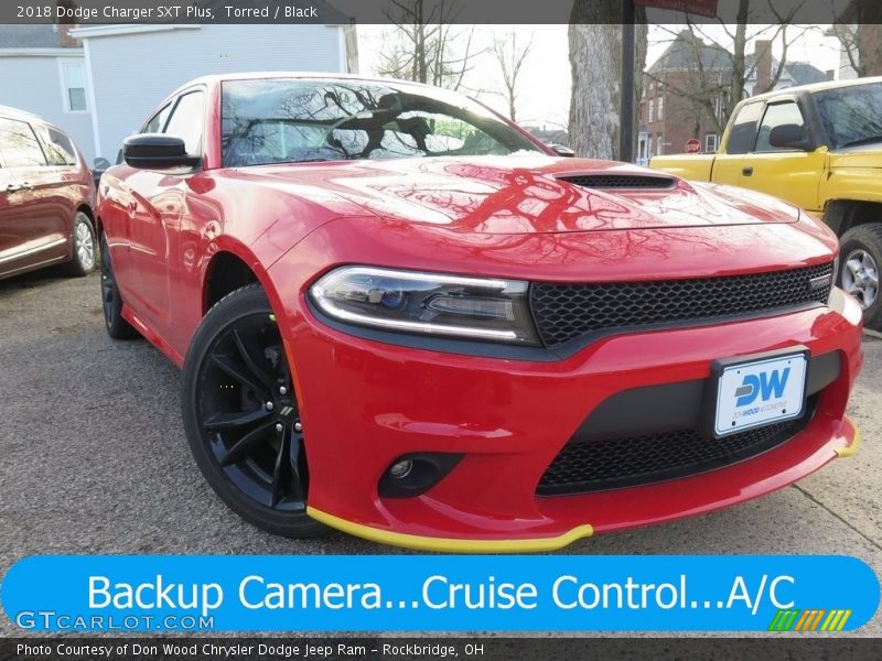 Torred / Black 2018 Dodge Charger SXT Plus
