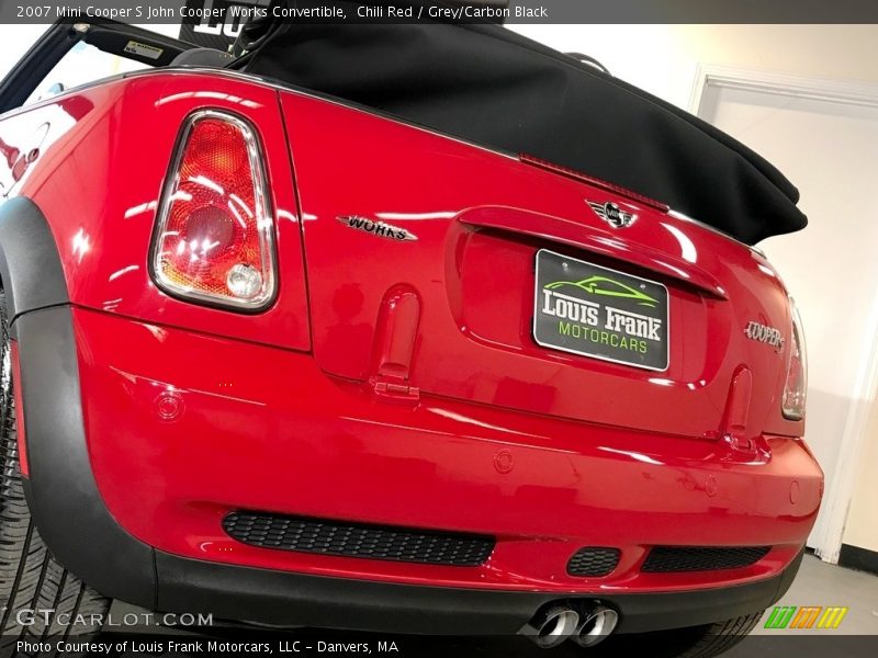 Chili Red / Grey/Carbon Black 2007 Mini Cooper S John Cooper Works Convertible