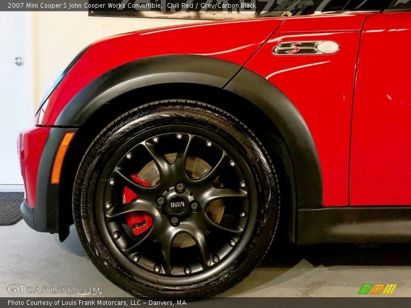 Chili Red / Grey/Carbon Black 2007 Mini Cooper S John Cooper Works Convertible