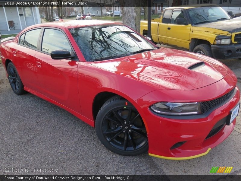 Torred / Black 2018 Dodge Charger SXT Plus