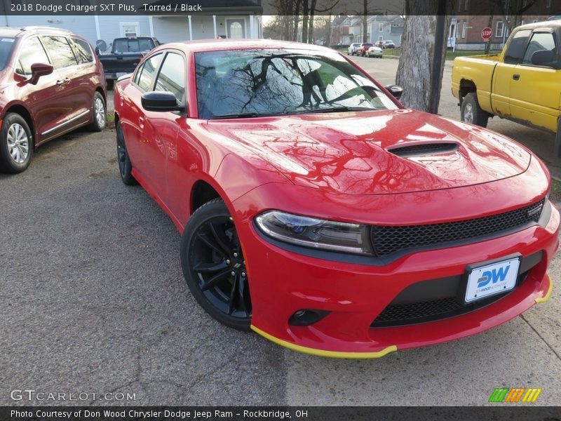 Torred / Black 2018 Dodge Charger SXT Plus