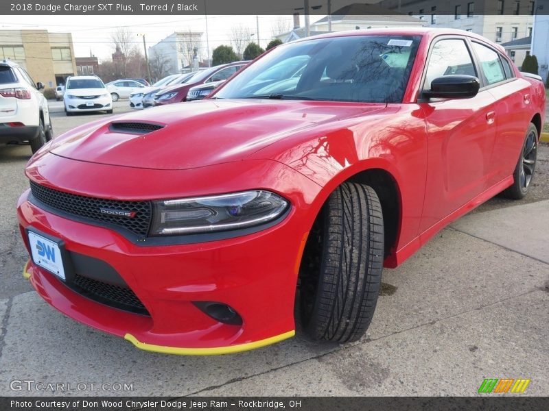 Torred / Black 2018 Dodge Charger SXT Plus