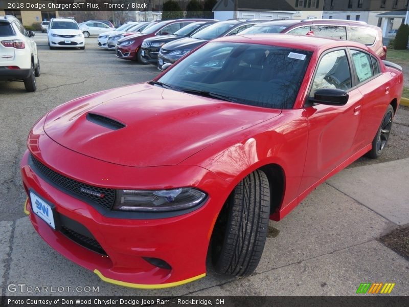 Torred / Black 2018 Dodge Charger SXT Plus